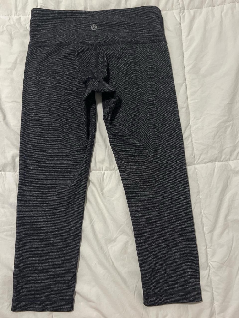lululemon athletica Dark Heather Gray Capri Leggings